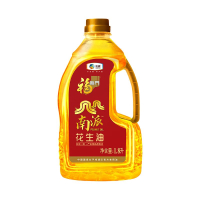 中粮 福临门南派花生油1.8L 单瓶装,味聚南派 纯香色浓 压榨一级,选蒸炒预处理 成就地道花生油香味