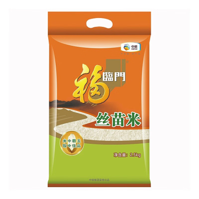 中粮 福临门 中粮出品 丝苗米2.5kg 单包装,产自气候温润、土地肥沃的江西生态稻米产区,米中碧玉 饭中佳品