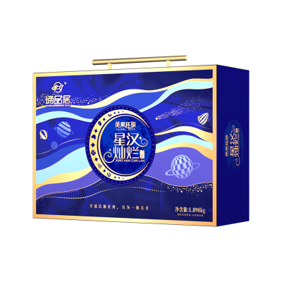 谛品居(DI PIN JU INTERNATION TRADE) 星汉灿烂干果礼盒1898g/盒干果坚果礼盒年货团购礼品