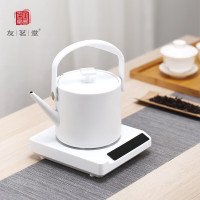 LISM 友茗堂电热水壶家用泡茶专用快煮壶保温快煮壶底部自动上水烧水壶 YZ-39雅致白-自动上水款
