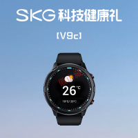 艾诗凯奇(SKG) 智能健康运动手表精准血氧心电图睡眠监测防尘防生七夕礼物 V9c 标准款 送父母 送长辈