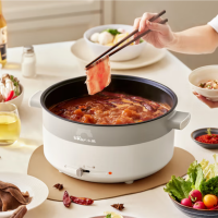 小熊(Bear) 电火锅 多功能锅 家用分体式涮烤火锅锅具电煮锅电炒锅 6L DHG-H60D7
