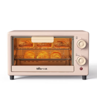 小熊(bear) 电烤箱迷你烤箱10L家用独立控温控时机械式电烤炉机械定时、控温双旋扭,口味自定义 DKX-F10M6