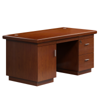 奥派克(AOPIK) 办公桌 W1600*D800*H760 常见木色办公桌 公司家庭可用 高级配色