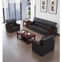 奥派克(AOPIK) 三人沙发 W1950*D850*H860 黑色高级感 成套好搭配