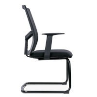 奥派克(AOPIK) 办公椅 W605*D560*H930 黑色固定透风现代风员工椅