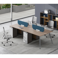 奥派克(AOPIK) 员工位 W2800*D1200*H760 原木色现代简约风员工位