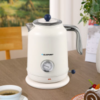 蓝宝(BLAUPUNKT) 电热水壶家用1.7L大容量烧水壶复古造型食品级304不锈钢电水壶 BP-SH31T 1.7L