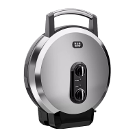 奥克斯AKP-40A09-BC电饼铛 煎烤机早餐机蛋饼机双面烙饼机旋钮控温煎饼锅 直径40CM(单位:台)银白色