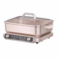 美的(Midea) MC-HGS382702 电火锅分体式多功能锅8L (单位:台)香槟色