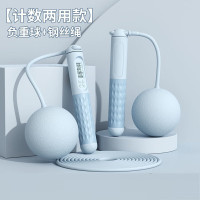 凯亚仕(KIYERSY) KYS-512 凯亚仕液晶屏计数两用跳绳 蓝色 PP+TPE+PVC+钢丝 球绳两用