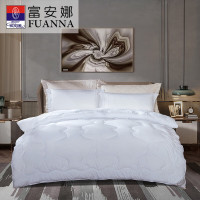 富安娜(FUANNA) 云慕抗菌四季被 磨毛压花(聚酯纤维) 203*229cm(1000g)
