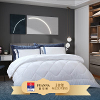 富安娜(FUANNA) 聚保暖冬厚被 磨毛面料(聚酯纤维) 203*229cm(2000g)