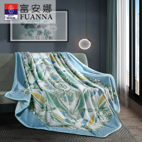 富安娜(FUANNA) 舒柔毯-迪亚斯 聚酯纤维 180*200cm 超大超舒适