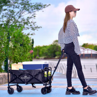 驿客 驿客露营推车+桌板套装 EKH-9030 加粗加厚钢管 防泼水面料 便携折叠