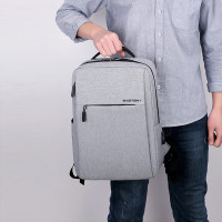 驿客 驿客简纯商务双肩包 EKB-8007 灰色 29*12*41cm 牛津布防泼水 商务通行 轻便出行