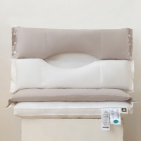 啄木鸟 人工学护颈枕(对枕) 40*60cm 护颈美颜枕 科学分区 抑菌面料 双向可枕