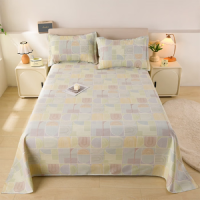 啄木鸟 棉麻养生三件套(布兰迪)棉麻老粗布 凉席200*230cm 枕套48*74cm*2