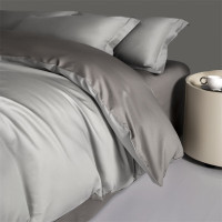 啄木鸟 典雅长绒棉四件套(绅士灰) 典雅长绒棉四件套 典雅灰 1.5-1.8床