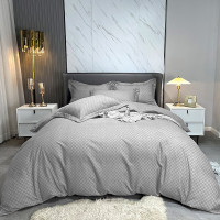 啄木鸟 雅棉轻奢四件套(高级灰) 雅棉轻奢四件套 灰色