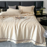 啄木鸟 莱爽沁夏被(香槟色) 100%莱赛尔纤维(填充20%蚕丝蛋白+80%超细纤维) 200*230cm