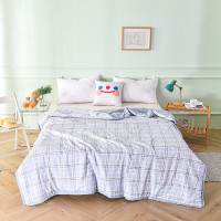 啄木鸟 知夏超柔夏被(初格) 水洗棉(填充超柔羽丝棉) 150*200cm