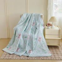 啄木鸟 贝拉沁凉被(自然绿)超柔磨毛(填充羽丝棉) 150*200cm