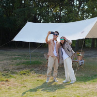 大迈 1012L 星际漫步天幕 麦浪棕 经典屋檐 防泼水 小巧便捷 大自然触手可及