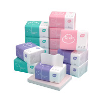 植护 ZH175N4 植护 三色花压花抽纸 118*175/4层 60抽 4包/提 1提