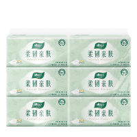 心相印(Mind Act Upon Mind) 6DT100(包装)云感柔韧亲肤三层100抽塑装抽纸(6包*1提)