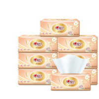 心相印(Mind Act Upon Mind) 8DT55100(包装)心相印金装经典系列100抽3层塑装纸面巾