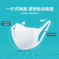 谋福-CNMF 106 一次性口罩三层防尘 防护口罩夏天薄款透气 口罩 (5个装)