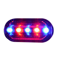 谋福-CNMF 650 红蓝爆闪肩灯肩夹式警示防水闪光灯 骑行警示巡逻肩灯(肩灯 )