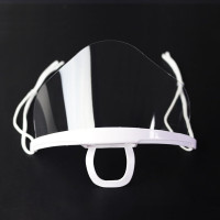 谋福-CNMF 8001 透明防雾口罩 酒店餐饮口罩 卫生食品厨师厨房口罩(标准款10只装)