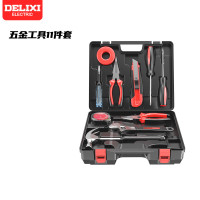 德力西(DELIXI) 德力西电气吉祥工具组套11件套DDSDGJX04A-1 五金家庭多功能木工电工电讯物业专用维修