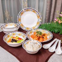 美穗吉家 康宁冰萃玲珑彭巴杜夫人系列餐具10件套 CB-BPBD10/KZ/LS 高颜值 易清洁