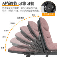 奥凯弗 奥凯弗折叠床躺椅午休床便携多功能单人行军床办公室午睡床陪护床粉色