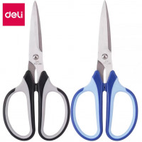 得力(deli) 得力6001剪刀一把 蓝色黑色随机发货 剪纸工具
