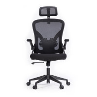 得力(deli) 得力91026办公椅(黑色)(把) 人体工学设计125度斜躺高回弹海绵垫久坐不伤肩脊