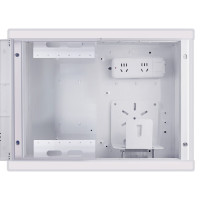 LISM-弱电箱家用盖板多媒体信息箱 多媒体光纤箱 空箱 集线箱 400*300*100[普通排插]