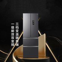 华凌326升美的出品法式多门一级能效双变频风冷家用电冰箱节能保鲜净味冰箱BCD-326WFPH.