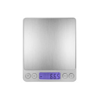LISM i2000厨房电子秤烘焙称0.01g克称不锈钢电子称家用小型厨房秤 3kg 电池款/0.1