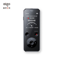 爱国者(aigo)录音笔 R6922 16G 专业高清远距降噪 MP3播放器 录音器 学习会议采访商务办公 黑色