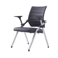 LISM折叠培训椅带桌板写字板办公椅会议椅带写字板桌板可培训班一体式 西皮
