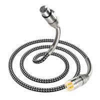 LISM臻威(ZHENWEI)卡侬公对母音频线 1.5米 K歌直播麦克风话筒头线 调音台音响箱功放摄影机平衡卡农线