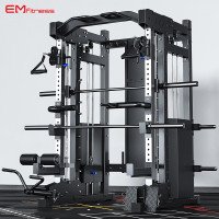 亿迈综合训练器史密斯机龙门架深蹲卧推架多功能一体机健身器材 EM993A