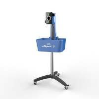 双鱼 乒乓球发球机 落地式发球器超级3代 超级三代PLUS 有线版蓝色