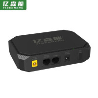 亿森能POE48V备用电源12V5V多功能锂电池组挂墙式适用于监控摄像 送一分二转接线 3000mAh