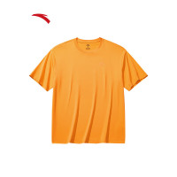 安踏(ANTA)短袖t恤男女同款夏季简约纯色圆领半袖宽松透气情侣休闲上衣XL