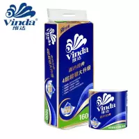 维达 卷筒卫生纸 V4080 138*104mm 四层 160g/卷 10卷/提 单提装
